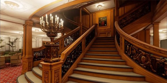 Gjenskaper hele Titanic for krimspill