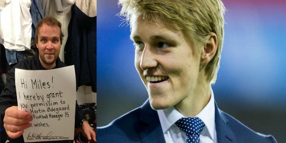 Ødegaards «ja» til «Football Manager»: – Den beste meldinga jeg har fått