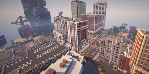 Lager hele «GTA V» - i «Minecraft»