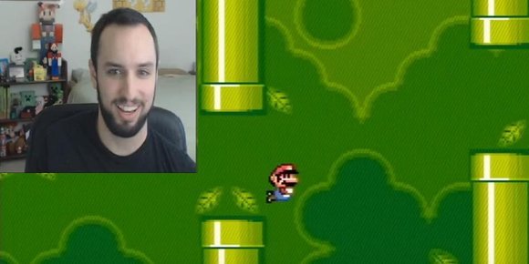 Her spiller han «Flappy Bird» på en original «Super Mario World»-kassett
