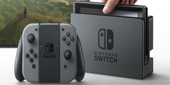 - Nintendo Switch-stasjonen er for tv-kobling og strøm