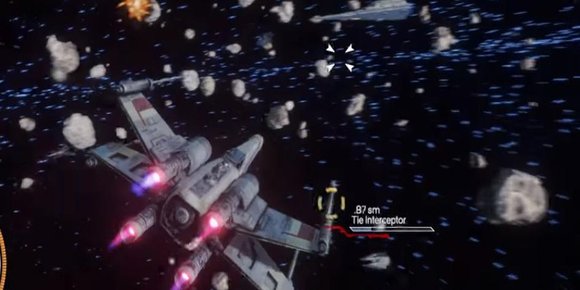 Se «Star Wars»-romskytespillet det aldri ble noe av