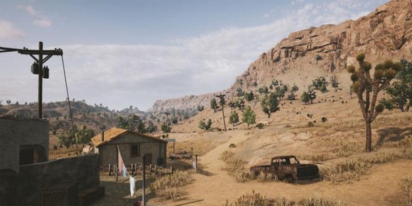 Justerer Miramar i «PUBG»