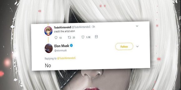 Elon Musk pådro seg nettets vrede etter han nektet å kreditere «Nier: Automata»-fan