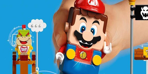 Her er LEGO Super Mario