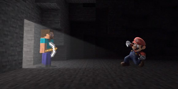 Legger til «Minecraft» i «Smash Bros.»