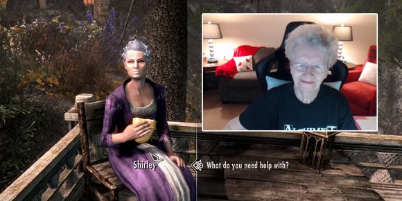 Nå kan du ha med Bestemor Shirley på «Skyrim»-eventyr