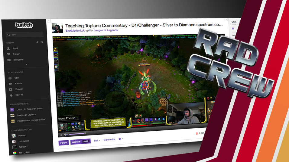 Rad Crew S08E05: Amazon, Twitch og obskure tegneserier