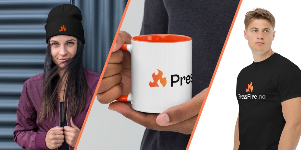 Sjekk ut den nye PressFire-butikken!