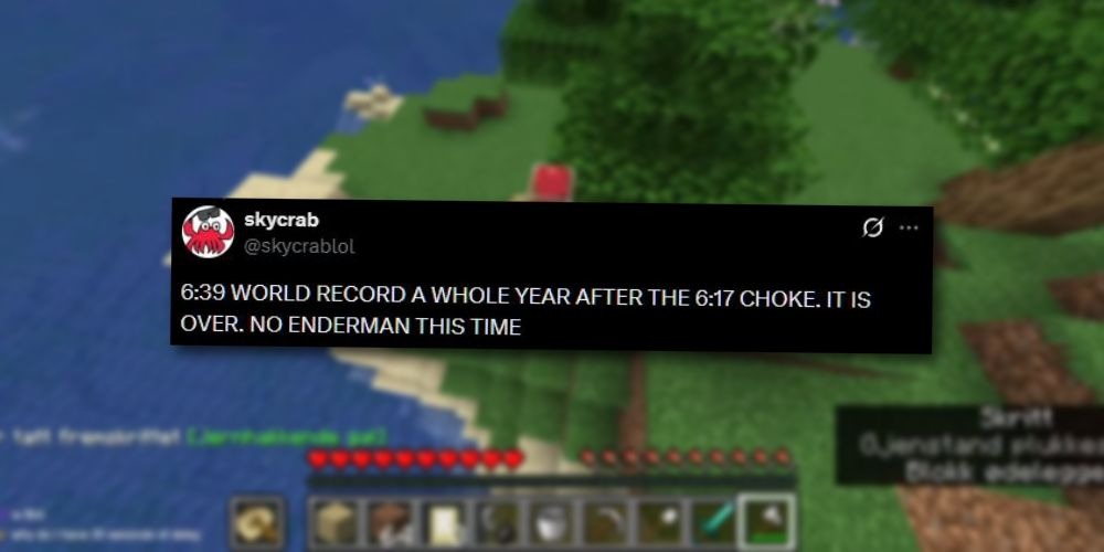 Nordmann med verdensrekord i «Minecraft»
